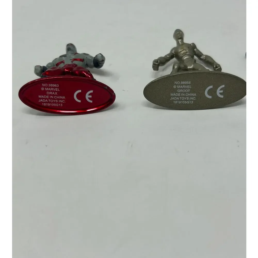Marvel Guardians of Galaxy Metal Figures SET Star-Lord Groot Rocket Gamora Drax